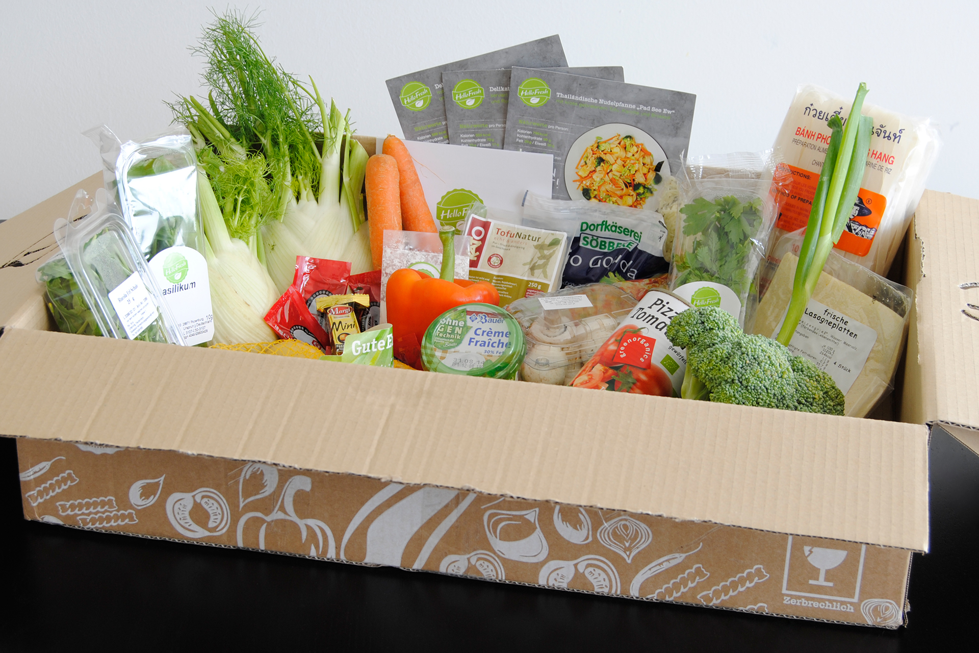 [Unboxing] HelloFresh Veggie Box August 2014 AboBoxen.de