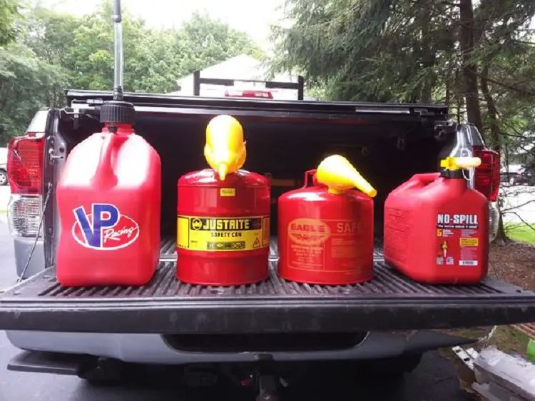 How Many Gallons of Gas Can You Legally Transport A Weight Issue