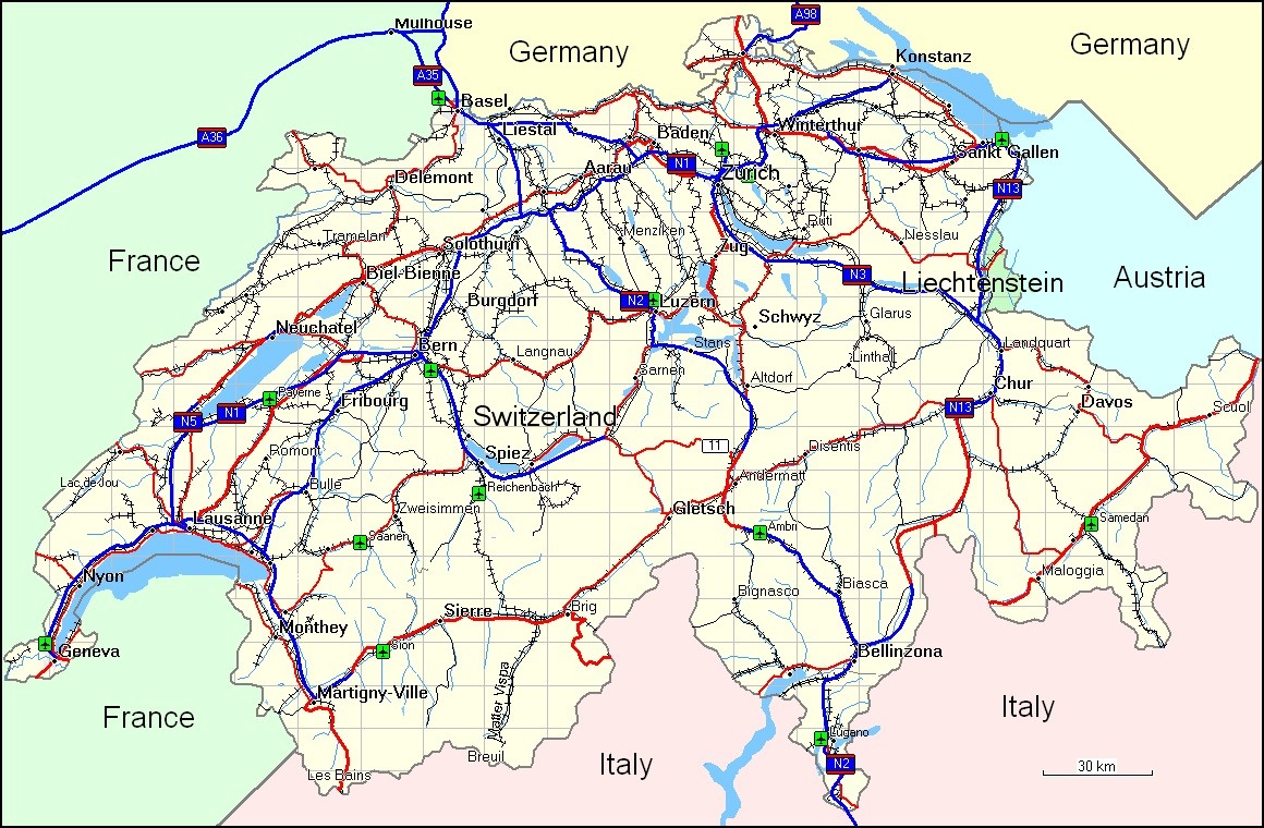 Geography of Switzerland