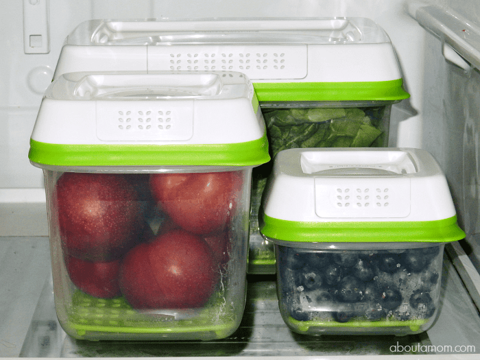 Keep Produce Fresh Longer with Rubbermaid FreshWorks Produce Savers