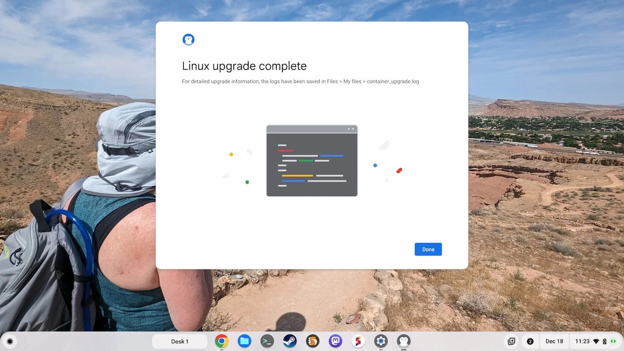 ChromeOS 121 brings a big Linux upgrade to Chromebooks