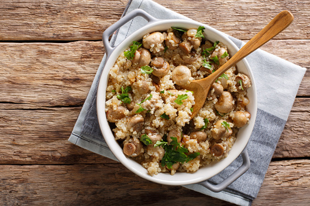 This Mushroom Quinoa Risotto Recipe Will Be A Hit Every Single Time