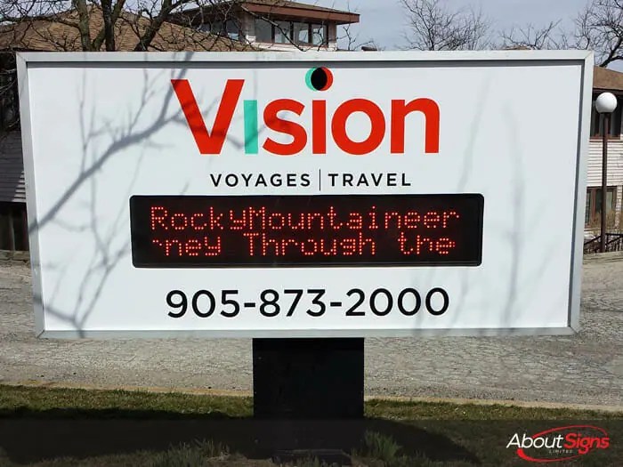 Your Options for Outdoor Digital Signage in Canada About Signs