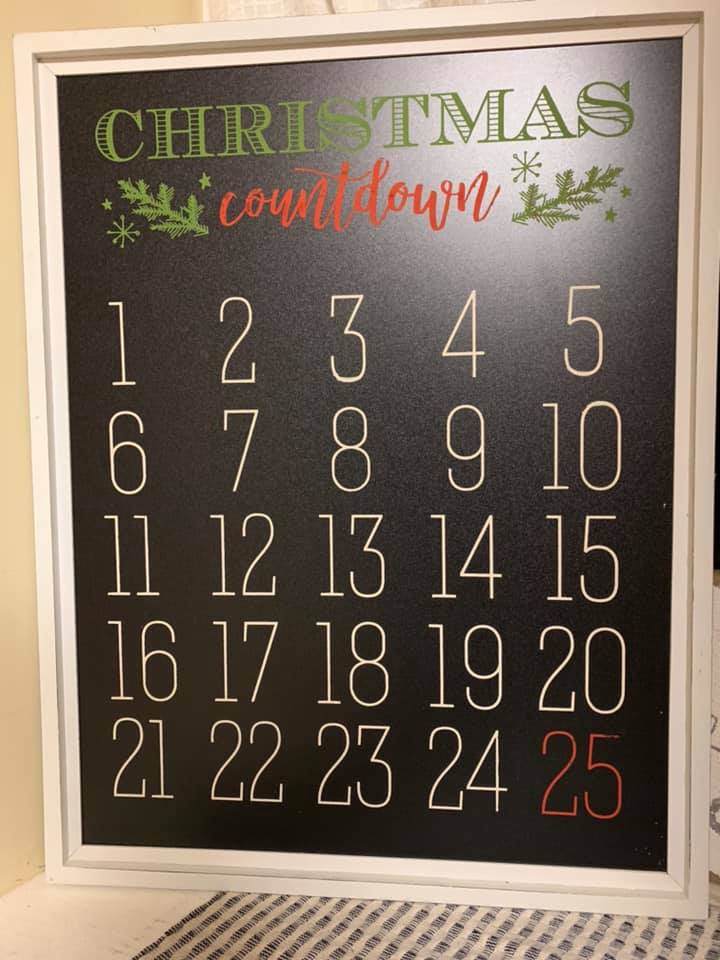 Christmas Countdown Chalk Couture Advent Calendar! by Megan Elizabeth