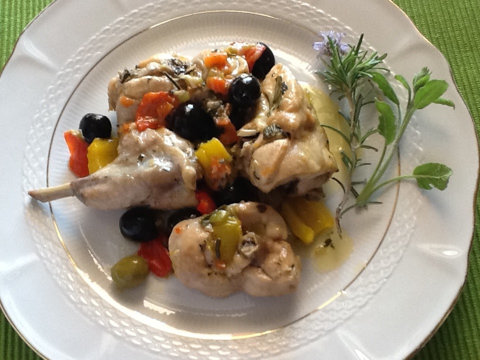 Il coniglio alla cacciatora nella ricetta della nonna L'Abruzzo è