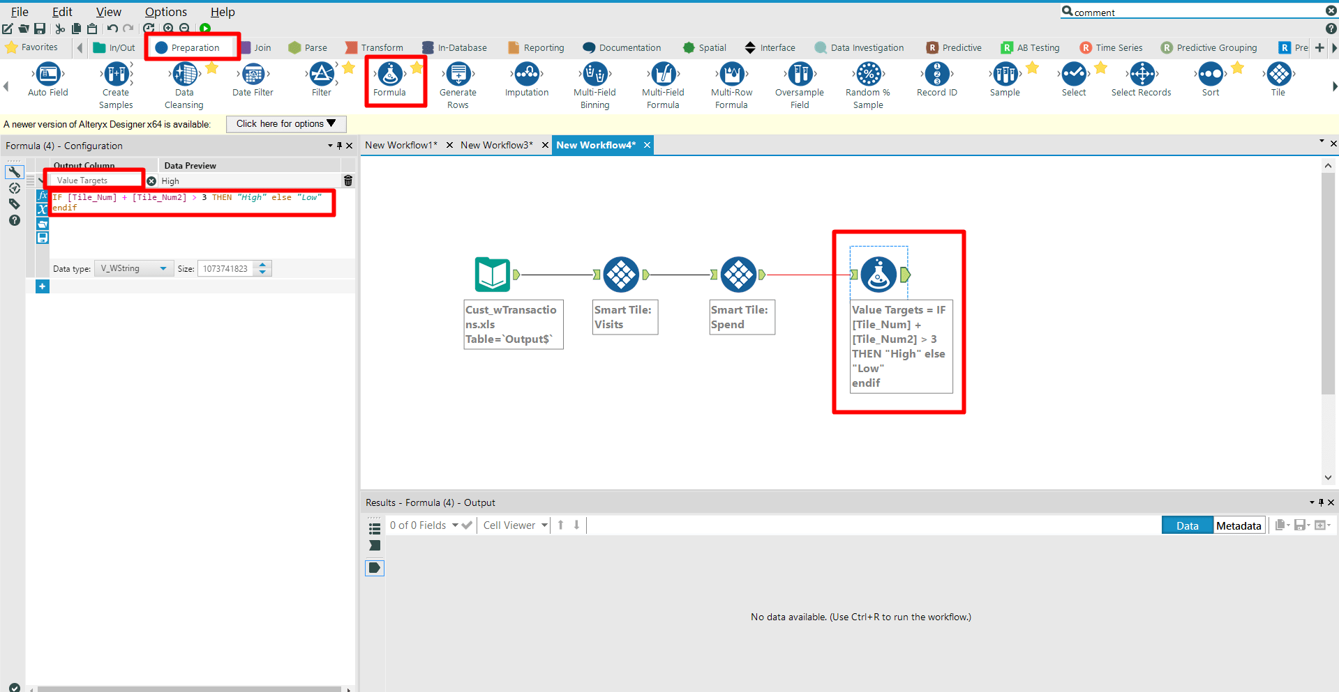Alteryx for Beginners AbsentData