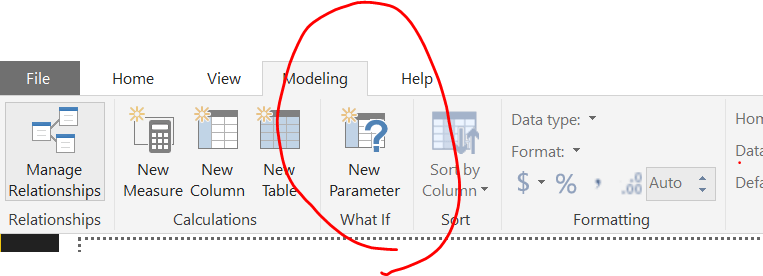 What If Parameter in Power BI AbsentData