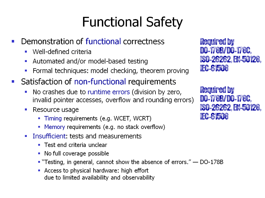 Introduction to aiT Functional Safety