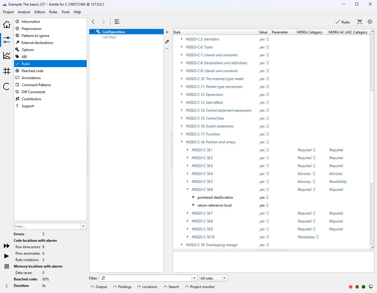 RuleChecker Static Analyzer for Checking Coding Guidelines