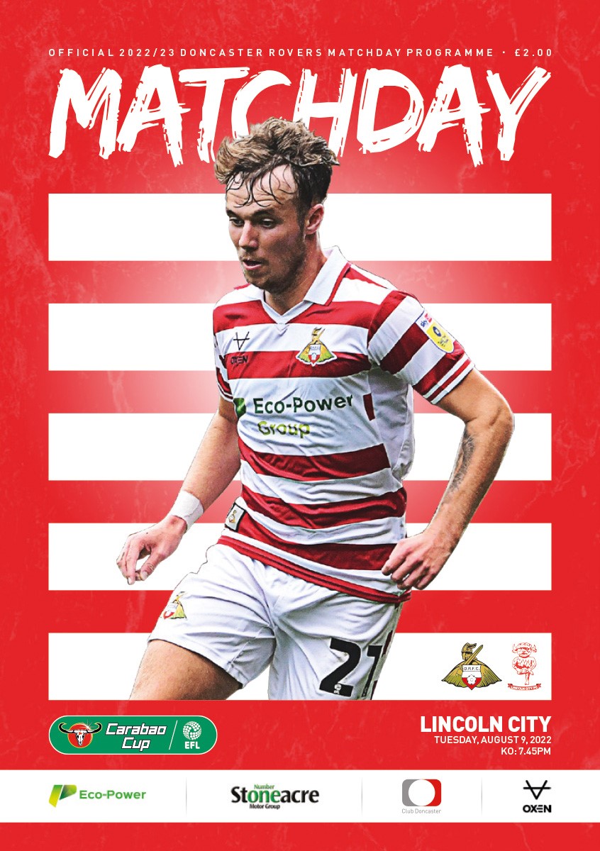 Doncaster Rovers v Stockport County Matchday Programme 22/23 AcaCreative