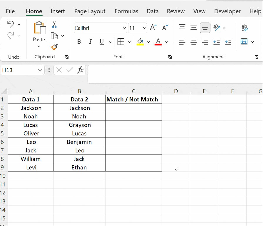 How to Compare Two Columns in Excel Easy Guide AOLCC