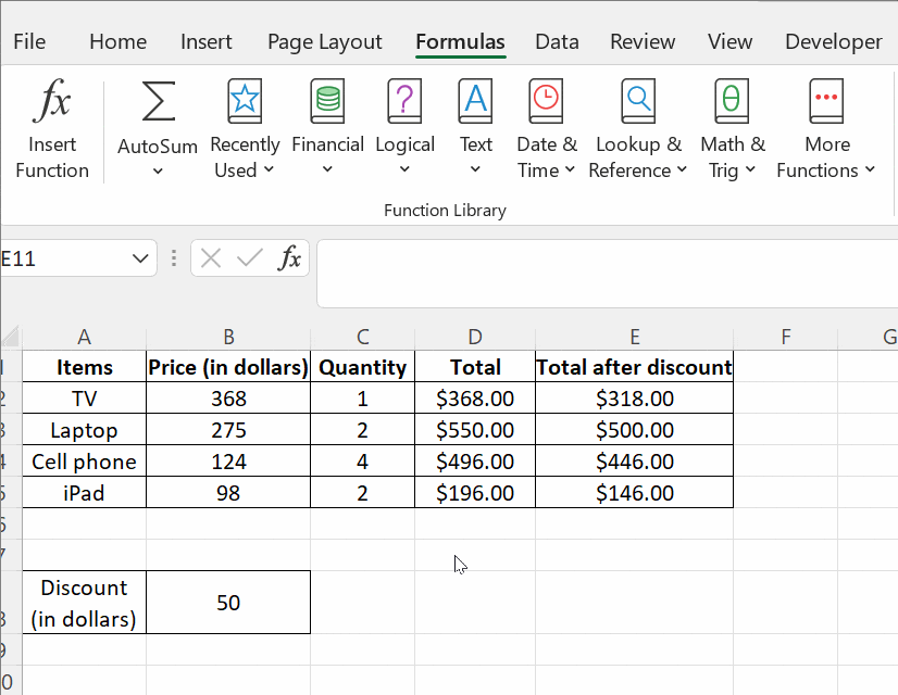 Create an Absolute Reference in Excel Guide AOLCC