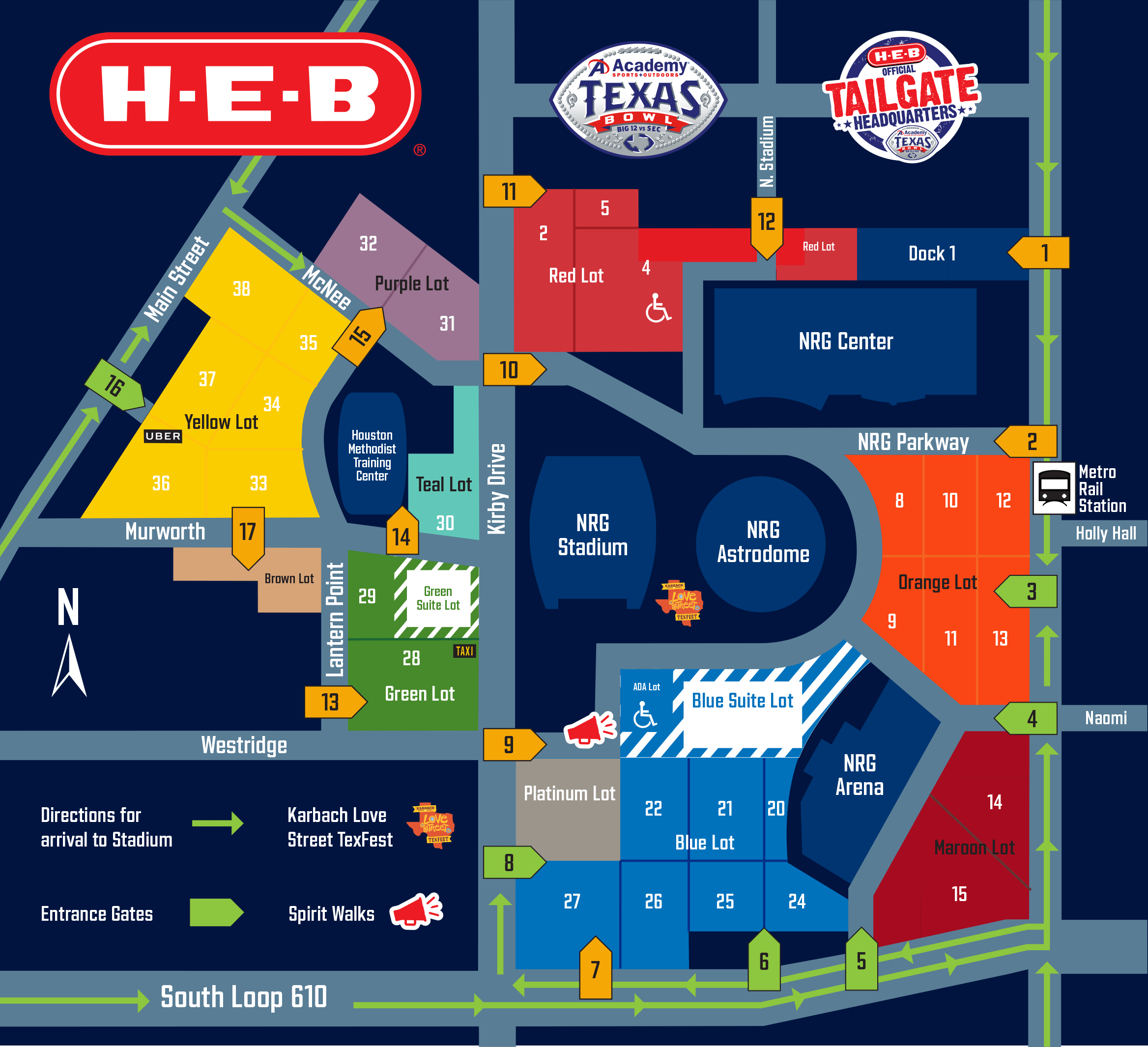 Academy Sports Orlando Florida Map Stadium Info Academy Sports + Outdoors Texas Bowl