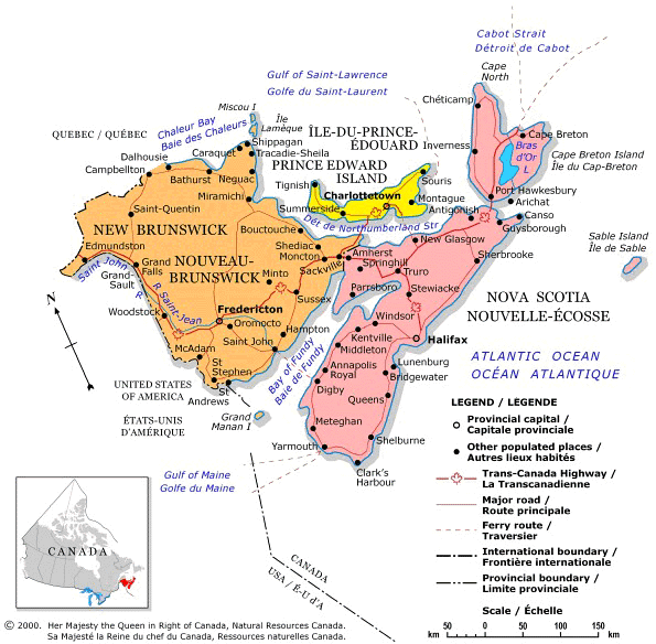 Map Of The Maritimes ACADIAN MapsMaritimesAcadian & French Canadian Ancestral Home