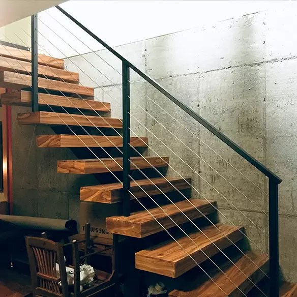 Custom Straight & Metal Stairs in CT & NYC Acadia Stairs