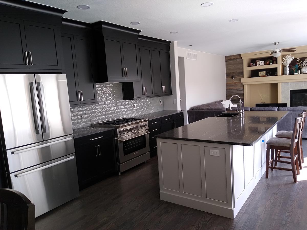 Dark Theme Kitchen Gallery Accell Construction