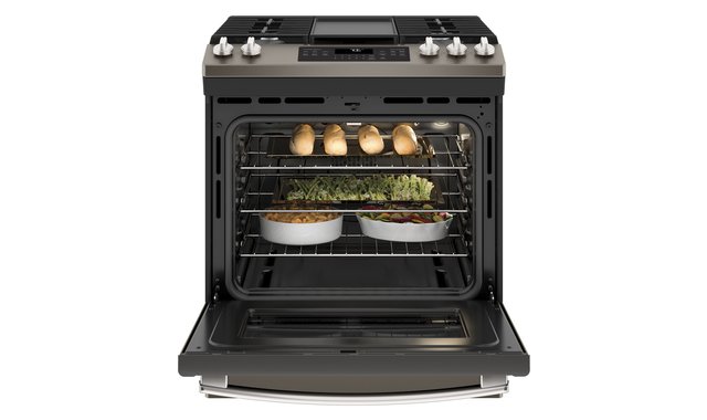 JCGS760EELES GE Cuisinière à gaz encastrée à convection Cuisinières