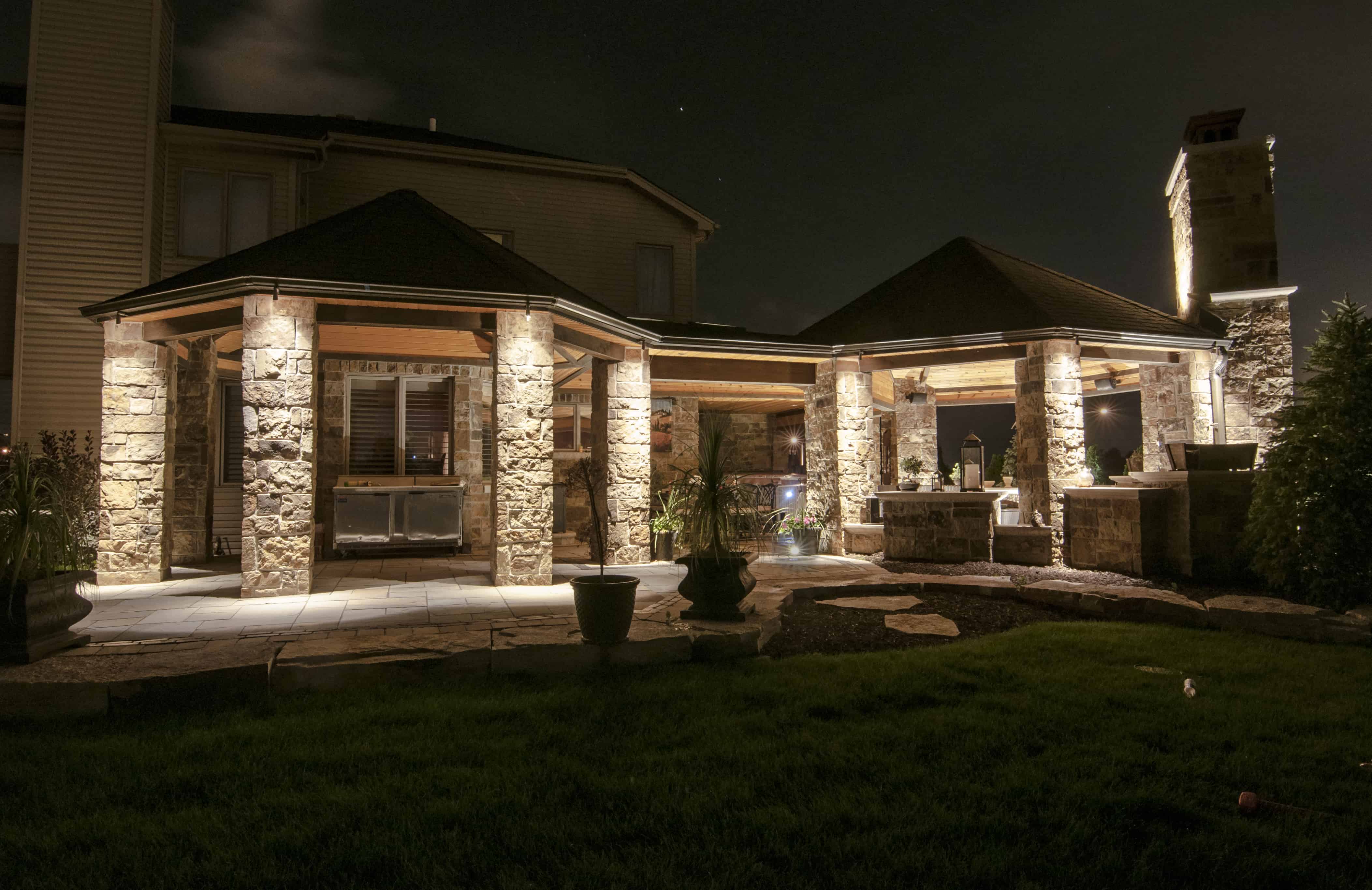 Gazebo, Pergolas and Pavilions Outdoor Lighting in Chicago, IL