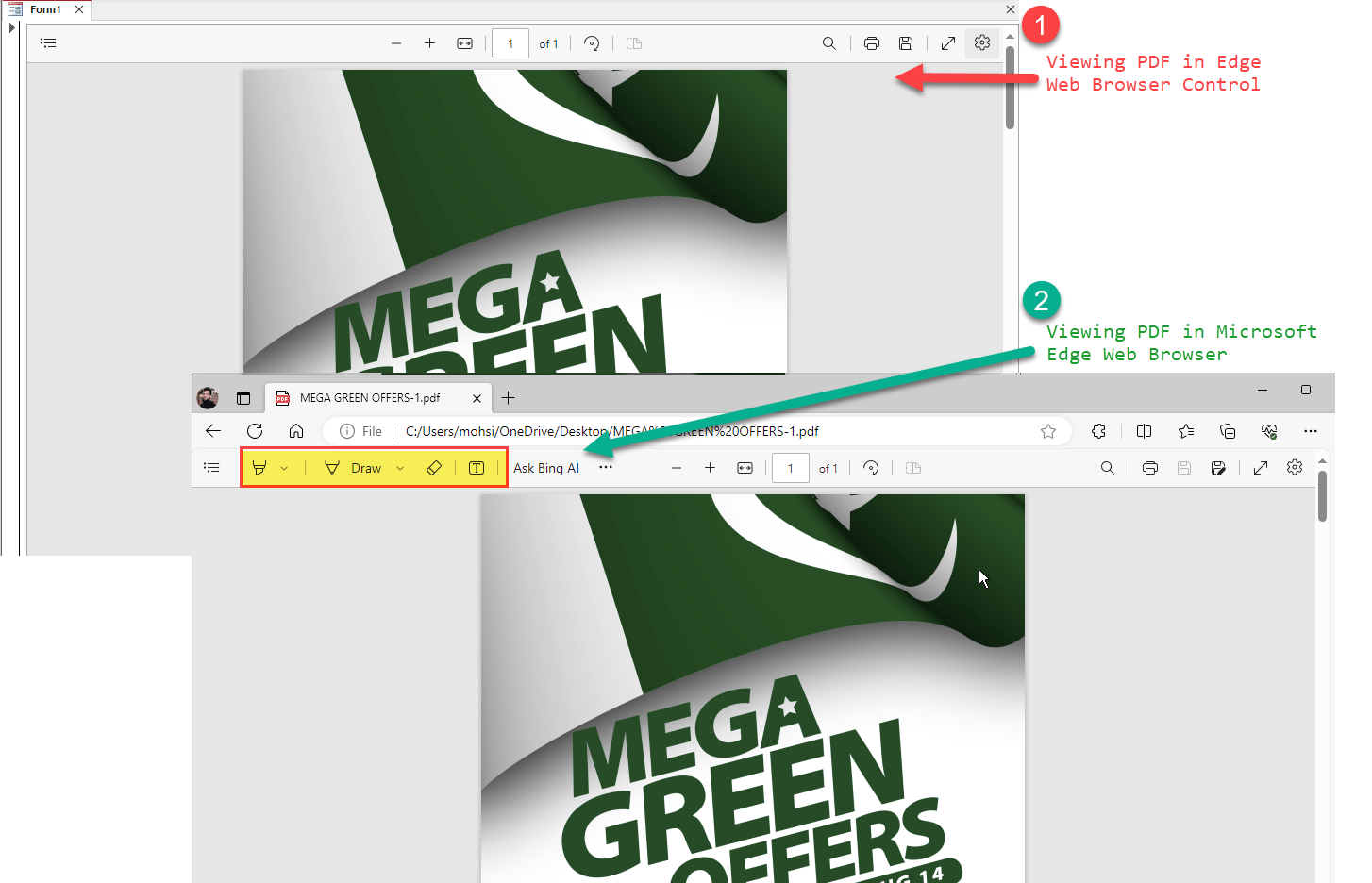 Solved - Enable Annotations Settings in Microsoft Access Edge Web 