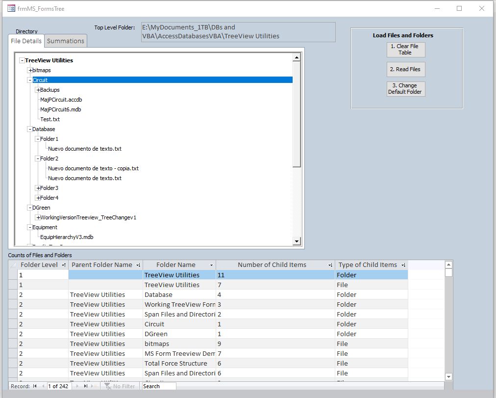 Solved Access VBA Loop through files in Folders, Subfolders, Sub
