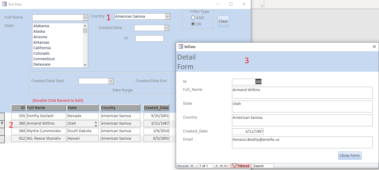 Solved Focus on continuous form Access World Forums