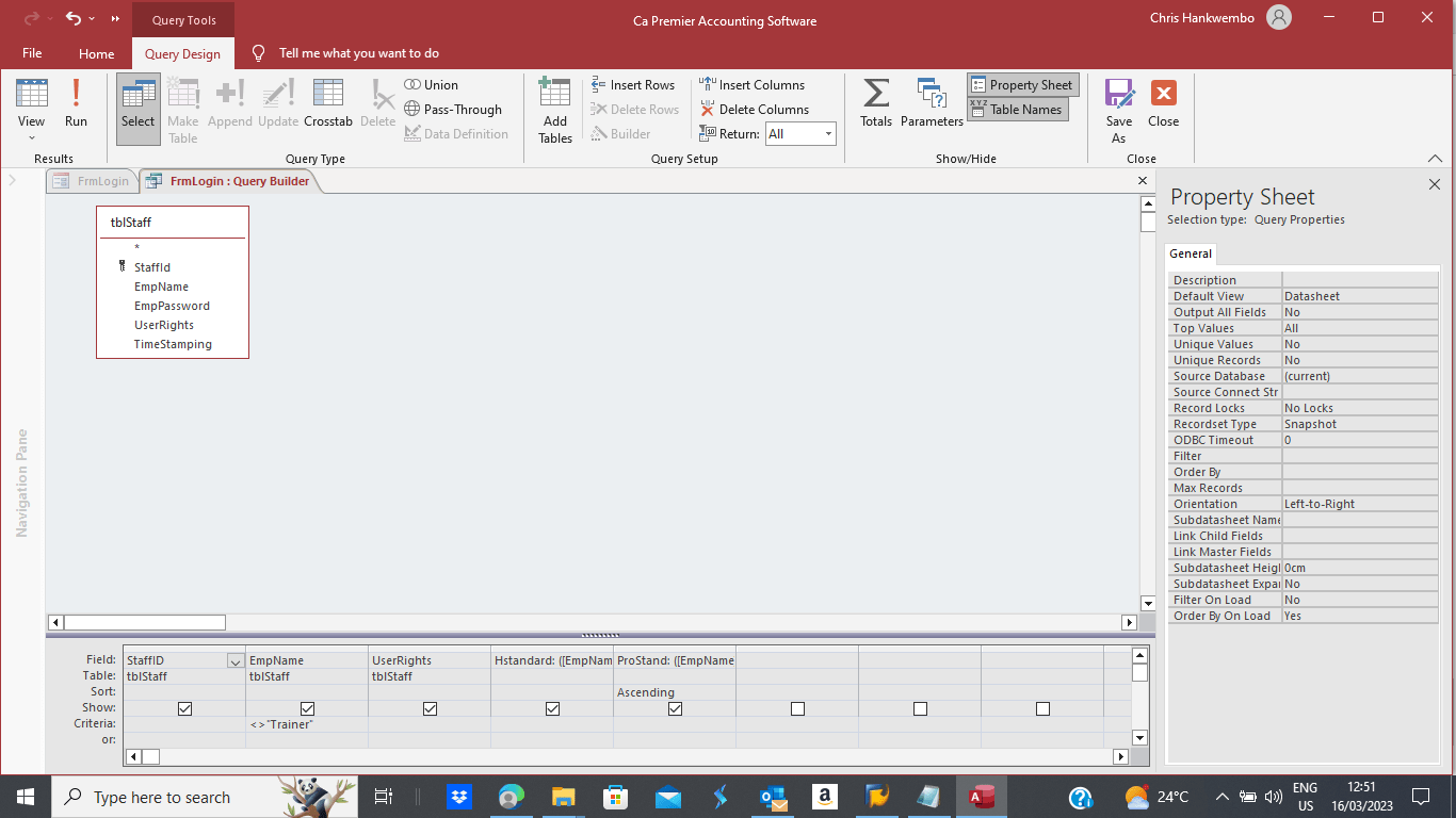 Solved Recordset query Access World Forums