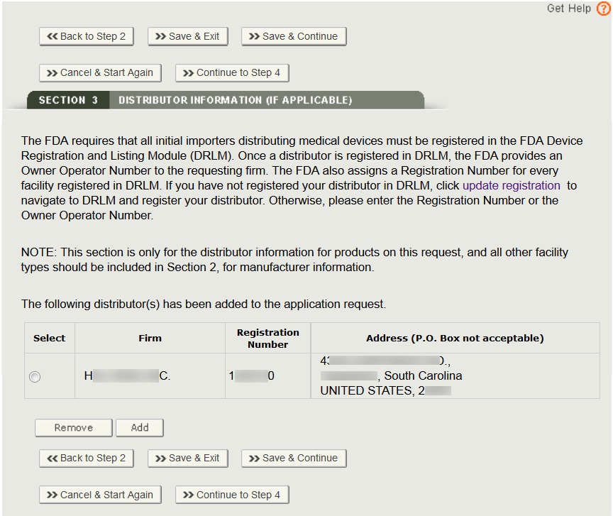 Enter a Certificate to Foreign Government (CFG) Application Stepby