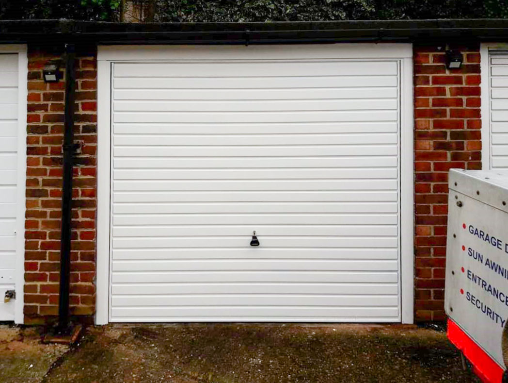 Access Garage Doors Garador Horizon Canopy Garage Door in White