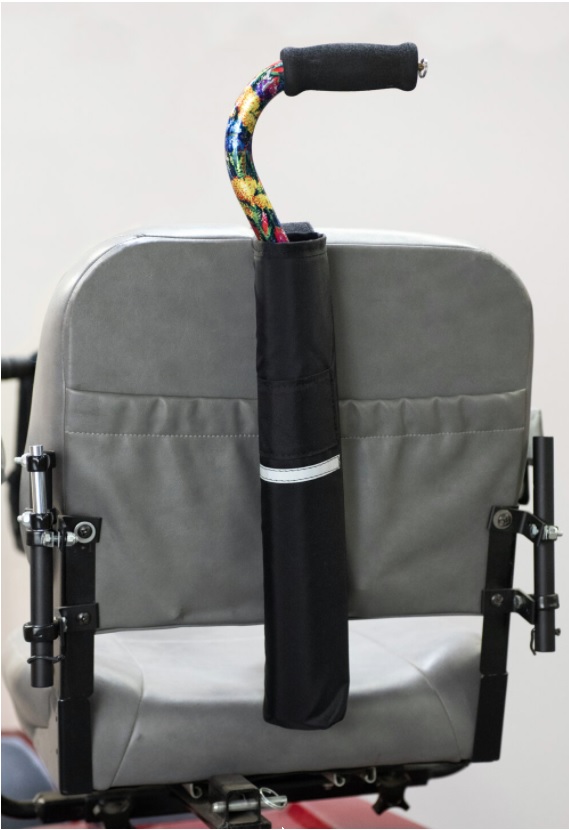 Cane Holder for Scooters and Power Wheelchairs Access Mobility