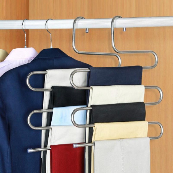 Multi Pants Hangers Rack for Closet Organization,STARFLY Stainless