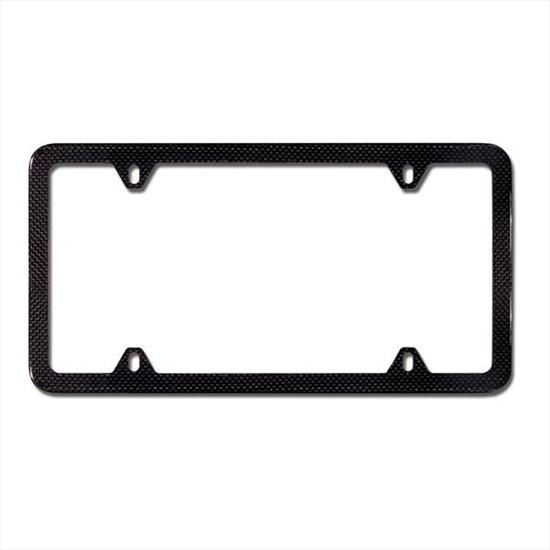 License Plate Frame Carbon Fiber Slim Line 82112210415