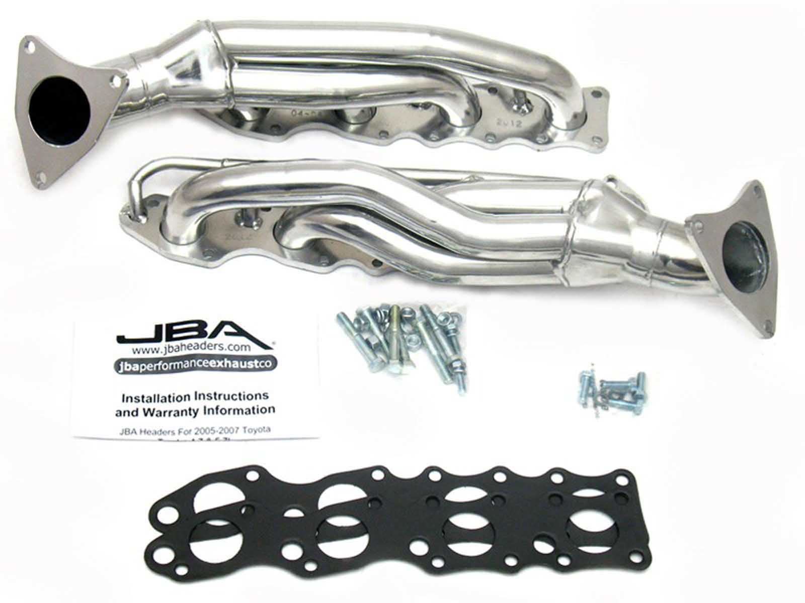 JBA 2012SJS Silver Ceramic Coated Stainless Headers Tundra 5.7 V8