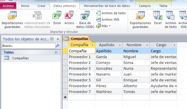 ADO ¿Dónde y cómo visualizaremos los datos en nuestro Microsoft Access