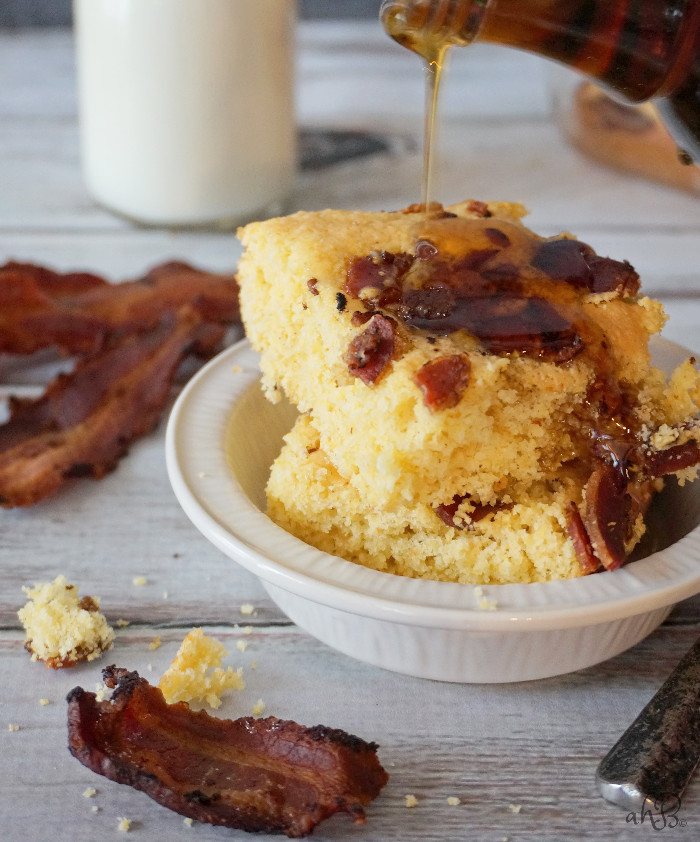 Maple Bacon Cornbread Accidental Happy Baker