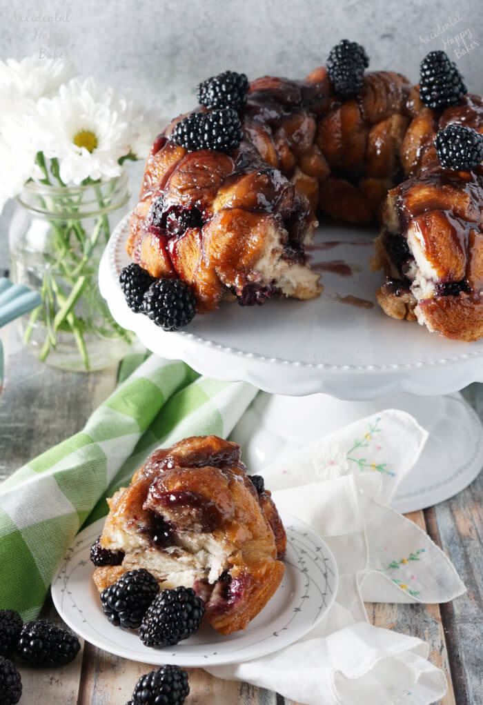 Blackberry Monkey Bread Accidental Happy Baker