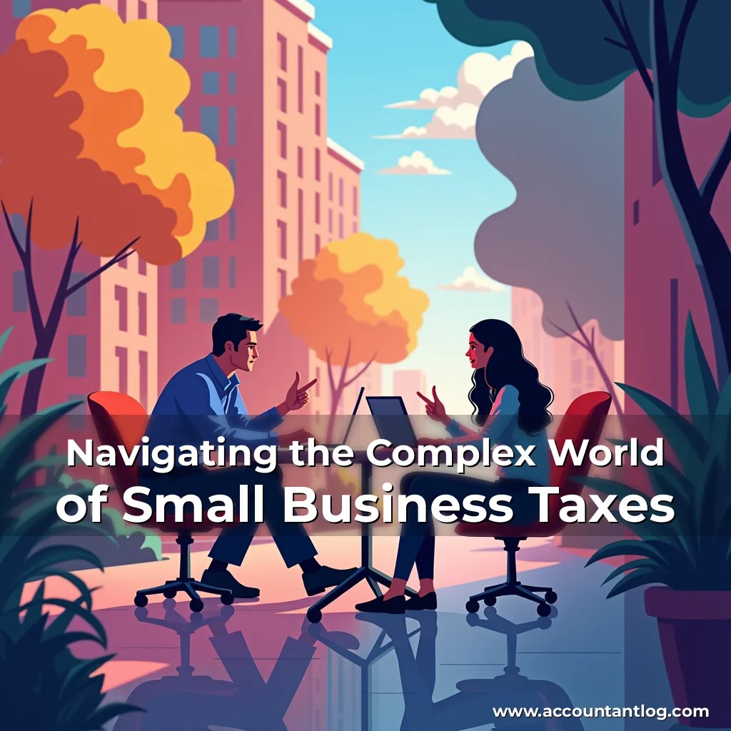 Navigating the Complex World of Small Business Taxes Accountant Log