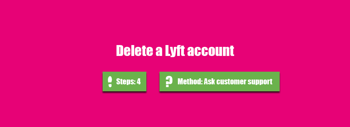 How to delete a Lyft account? AccountDeleters