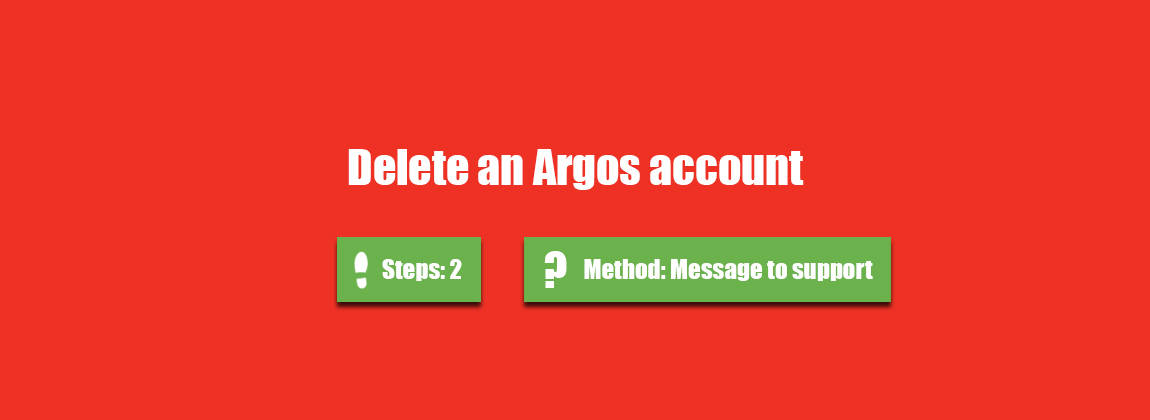 How to delete my Argos account? AccountDeleters