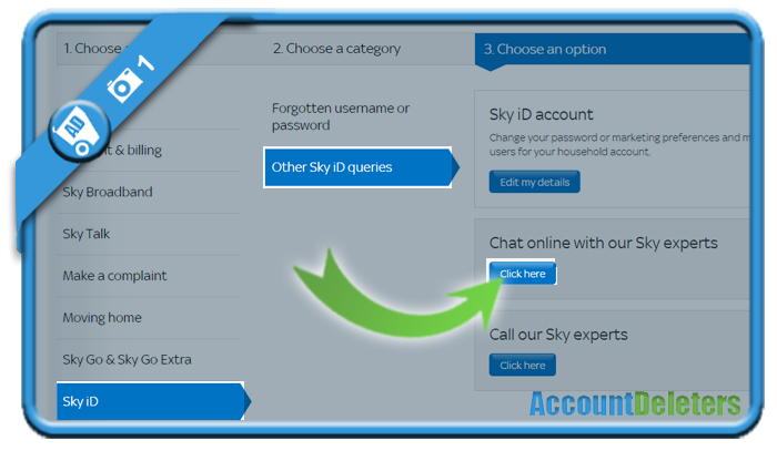 How to delete my Sky ID account? AccountDeleters