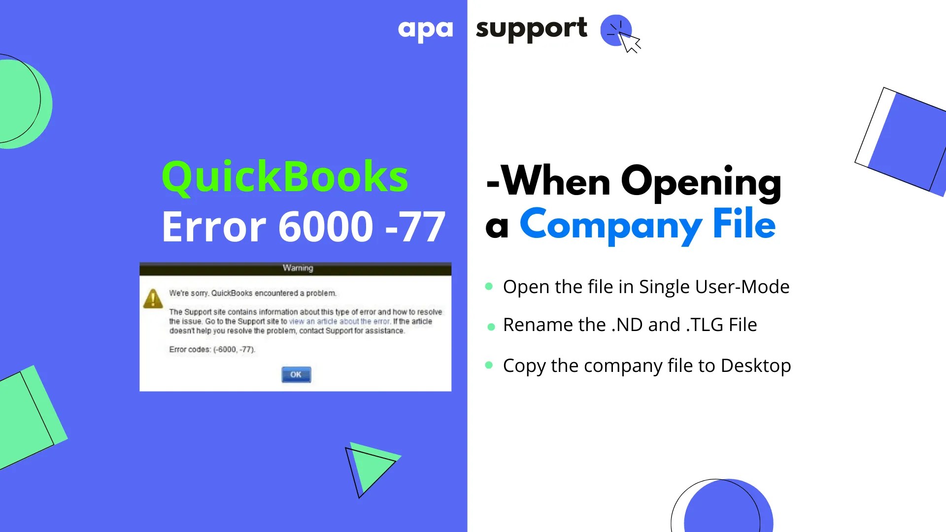 How to Resolve QuickBooks Error 6000 77 When Opening A Company File