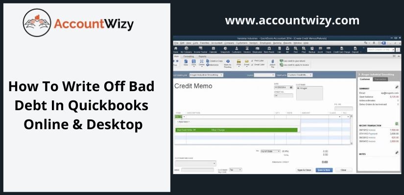 How to Write Off Bad Debt In QuickBooks 2020