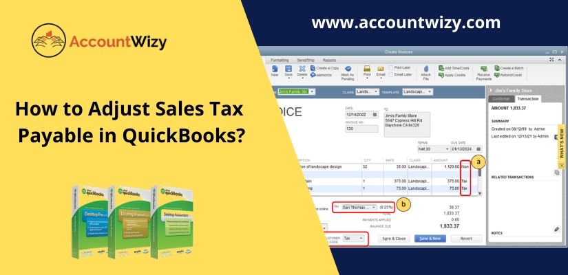 Create or delete a sales tax adjustment in QuickBooks Online