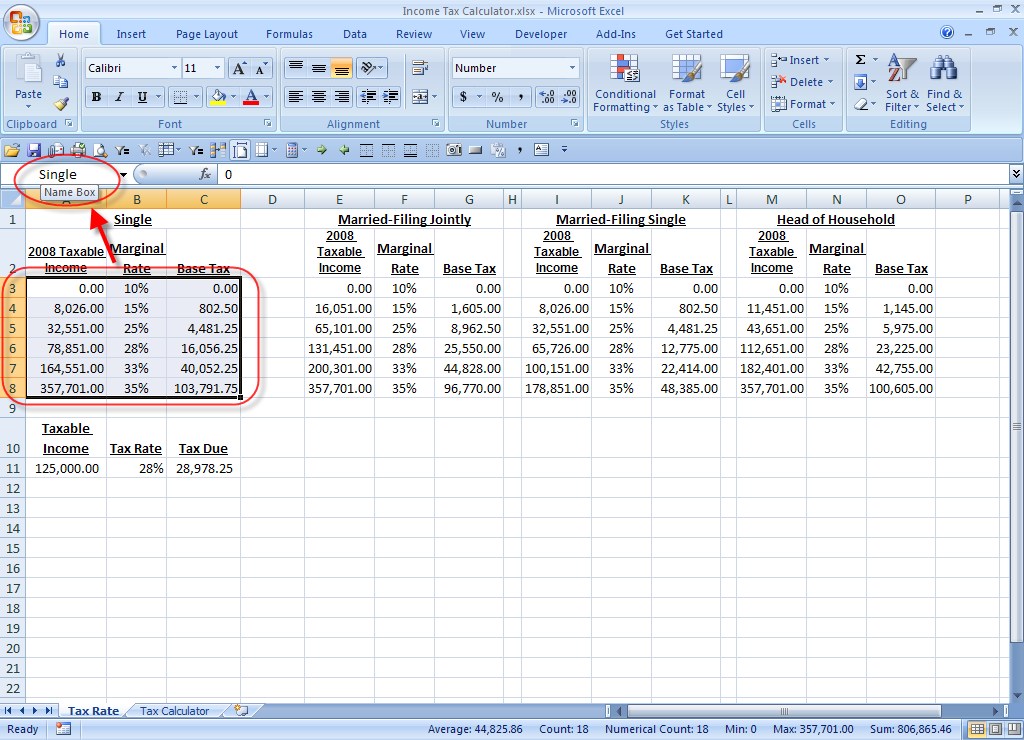 Build a Dynamic Tax Calculator Part 1 of 2 Accounting
