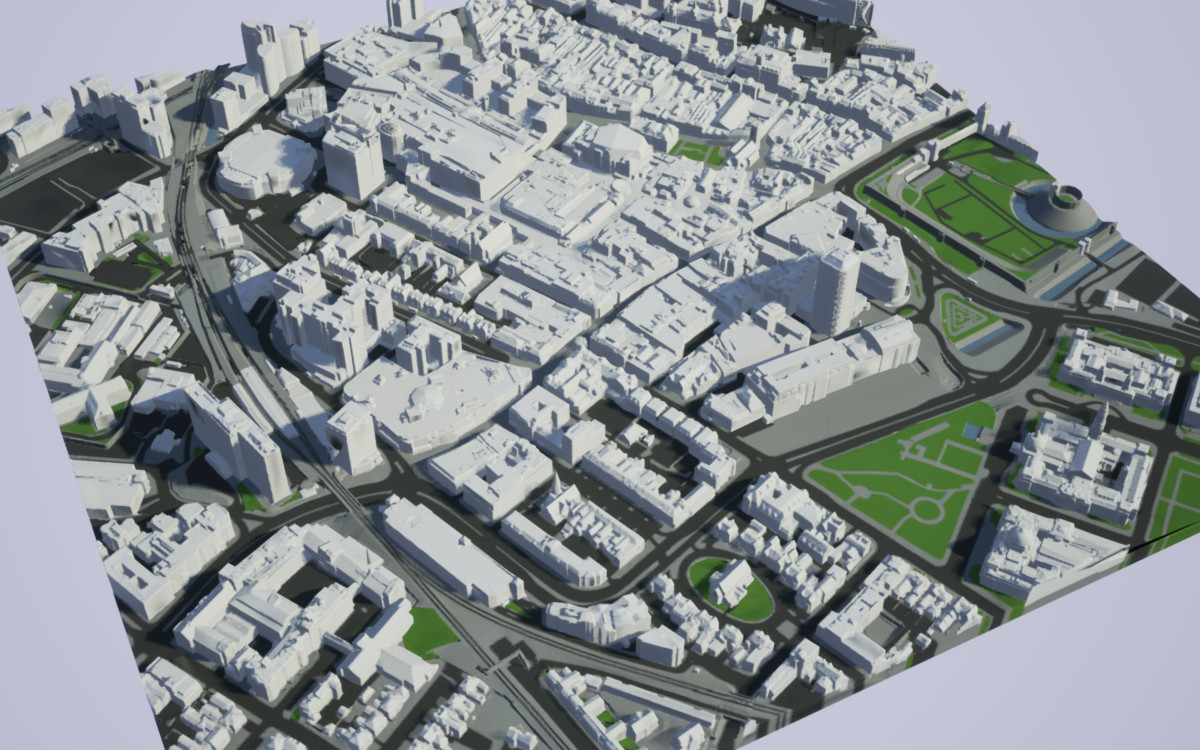 3D Context Model Cardiff AccuCities