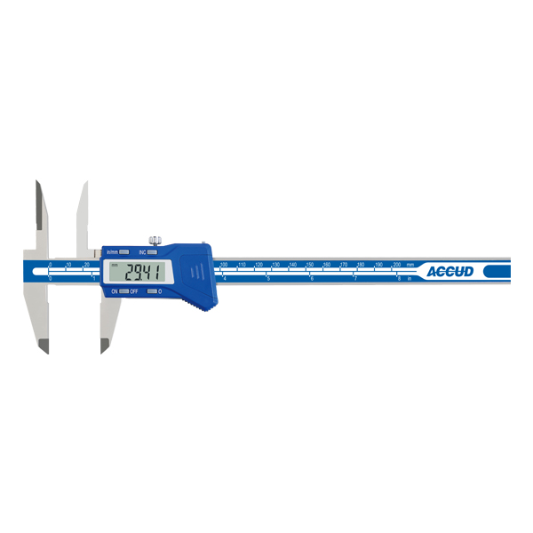 DIGITAL CALIPERS WITH LONG UPPER JAWS ACCUD