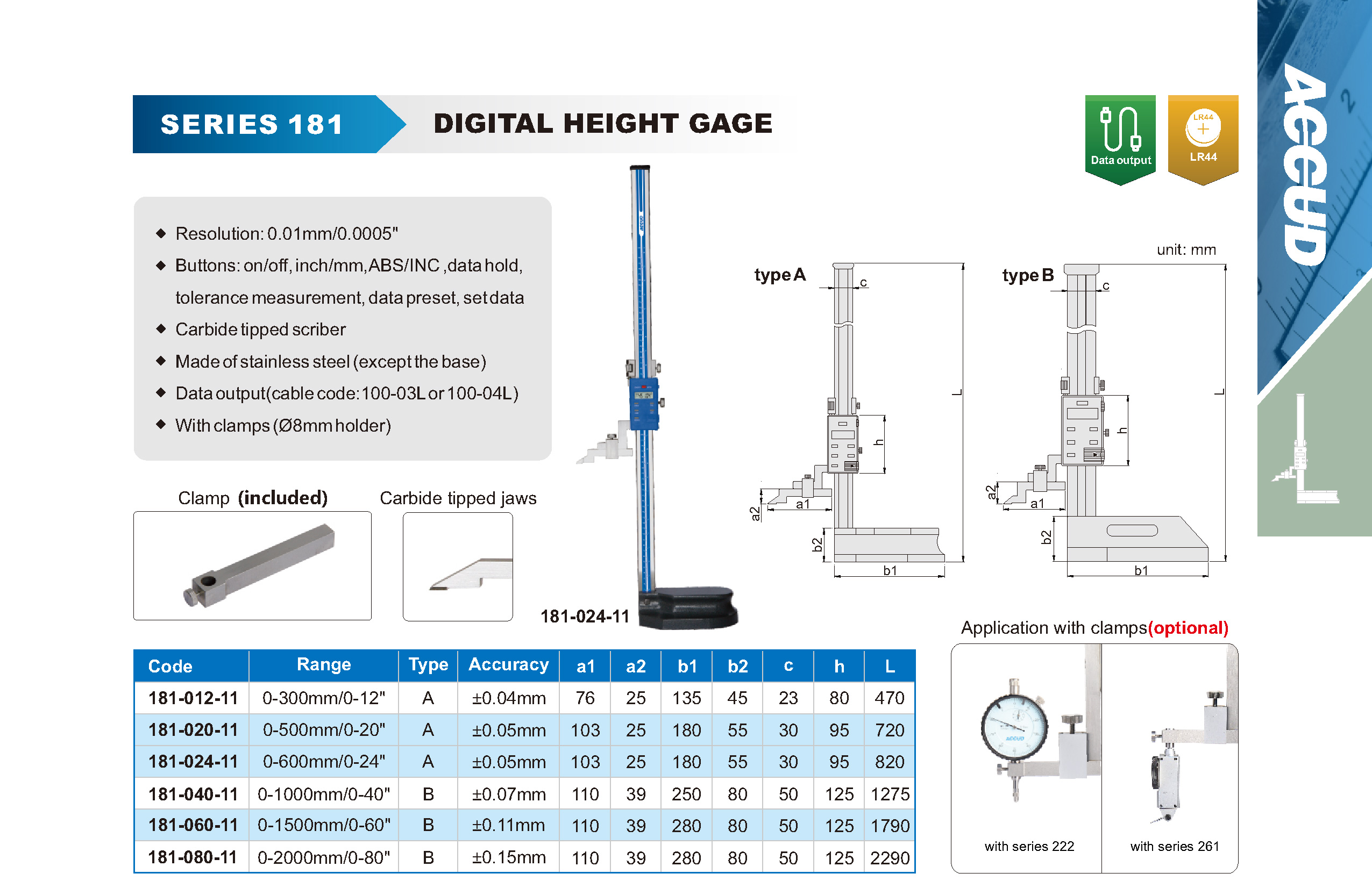 DIGITAL HEIGHT GAGE ACCUD