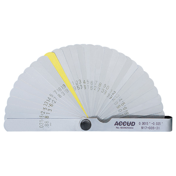 INCH FEELER GAUGE ACCUD
