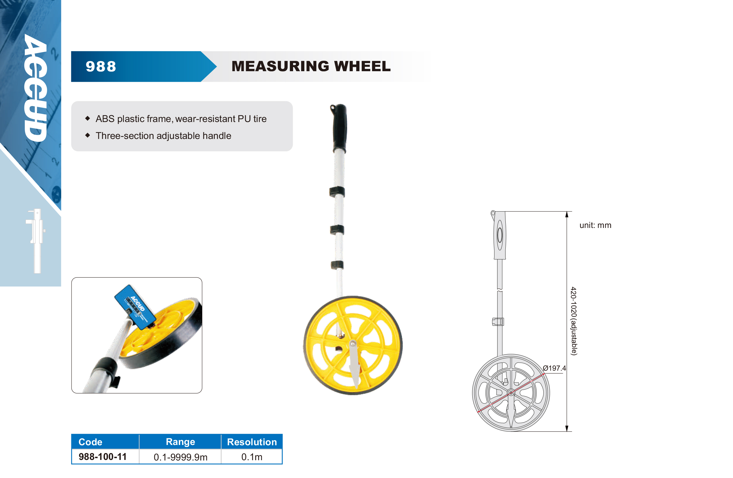 MEASURING WHEEL ACCUD