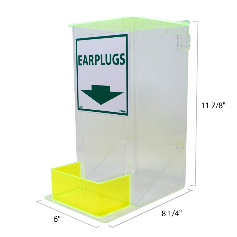 Acrylic PPE Dispenser Compact Ear Plug Dispenser (AEP4)