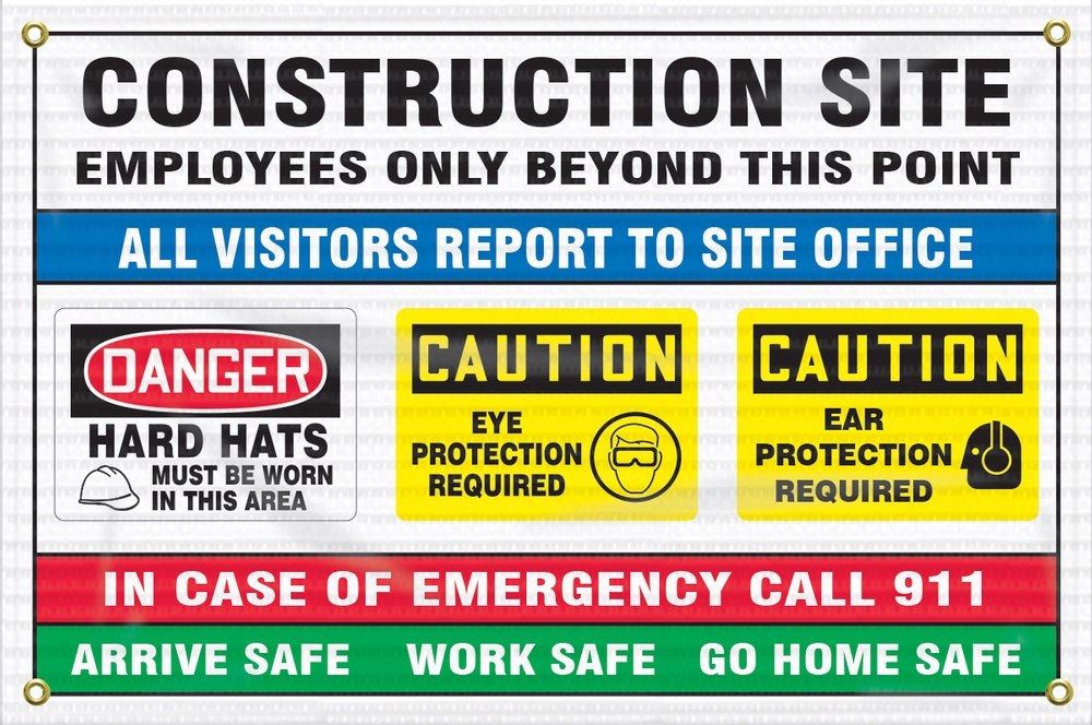 Construction Job Site Signs
